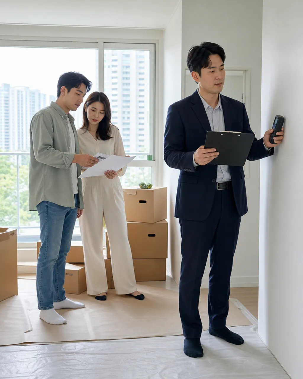 김포 신축 검수 시 배수 점검, 입주 전 잔재 확인